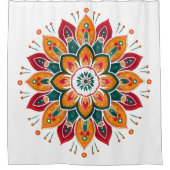 Colorful mandala douchegordijn (Voorkant)
