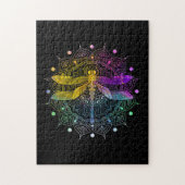Colorful Mandala Dragonfly Legpuzzel (Verticaal)