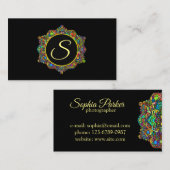 Colorful Mandala Flower Visitekaartje (Voorkant / Achterkant)