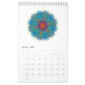 Colorful Mandala Flowers Wheels 2022 Agenda Kalender (Jan 2027)