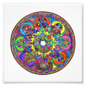 Colorful Mandala Foto Afdruk (Voorkant)