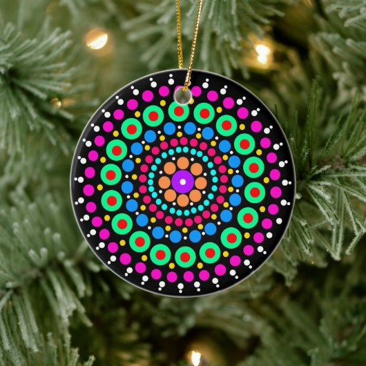 Colorful mandala keramisch ornament (Boom)