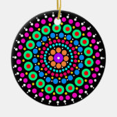 Colorful mandala keramisch ornament (Voorkant)