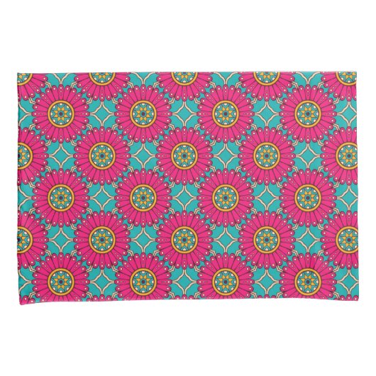 Colorful Mandala Kussensloop (Voorkant-Rechts)