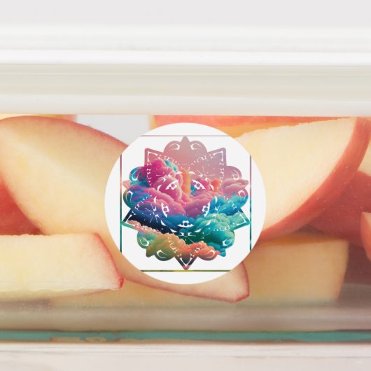 Colorful Mandala Labels (Aangebracht)