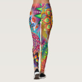 Colorful Mandala  Leggings (Achterkant)