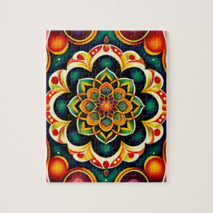 Colorful Mandala Legpuzzel