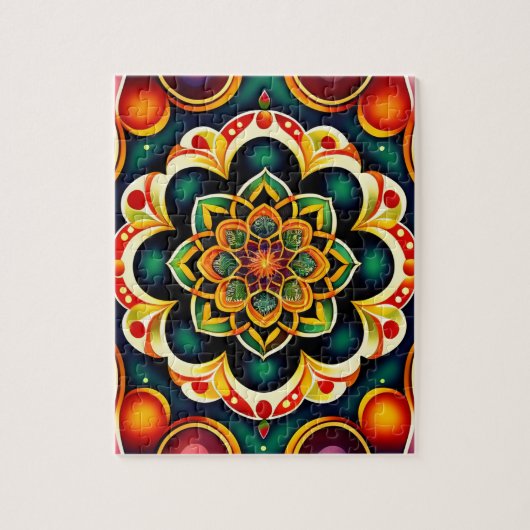 Colorful Mandala Legpuzzel (Verticaal)