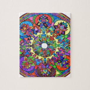 Colorful Mandala Legpuzzel