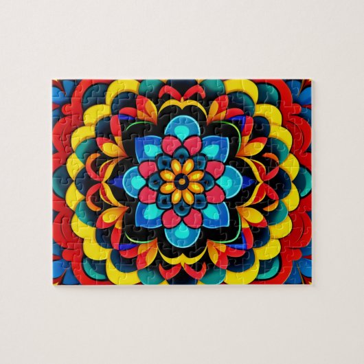 Colorful Mandala Legpuzzel (Horizontaal)