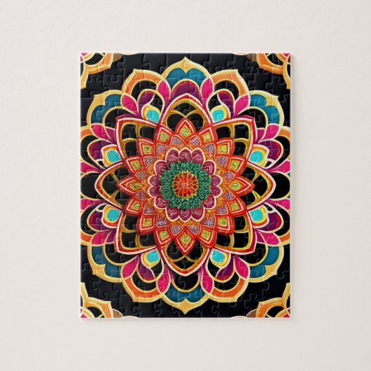 Colorful Mandala Legpuzzel (Verticaal)