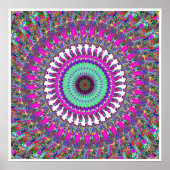 Colorful Mandala of Symmetry Poster (Voorkant)