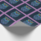 Colorful Mandala Owl Cadeaupapier (Hoek)
