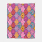 Colorful Mandala Pattern Fleece Deken (Voorkant)