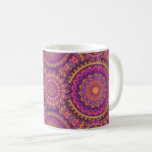 Colorful Mandala Pattern Koffiemok (Voorkant rechts)