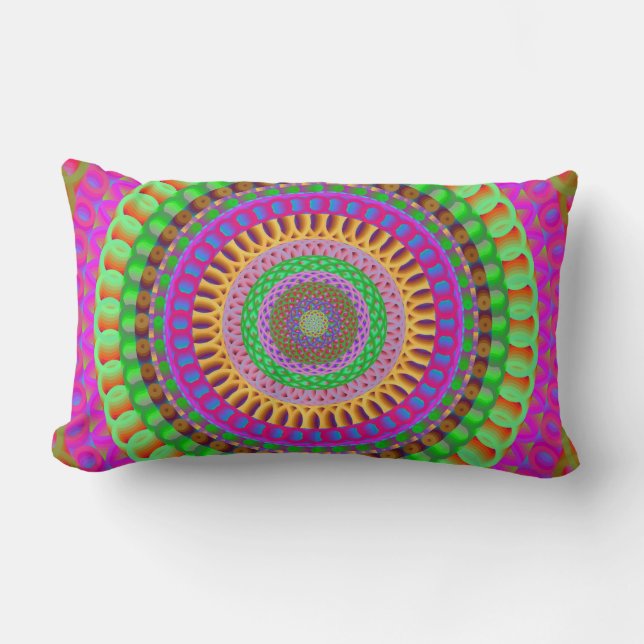 Colorful Mandala Pillow Kussen (Voorkant)