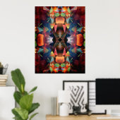 Colorful  Mandala Poster (Thuiskantoor)