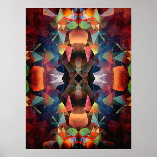 Colorful  Mandala Poster (Voorkant)
