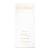 Colorful Mandala Reiki Service Spa Menu (Achterkant)