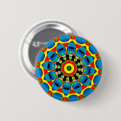 Colorful Mandala Ronde Button 5,7 Cm (Voorkant /achterkant)