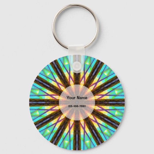 Colorful Mandala Sleutelhanger (Voorkant)