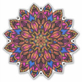 Colorful Mandala Sticker (Voorkant)