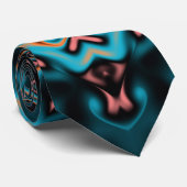 Colorful mandala stropdas (Opgerold)