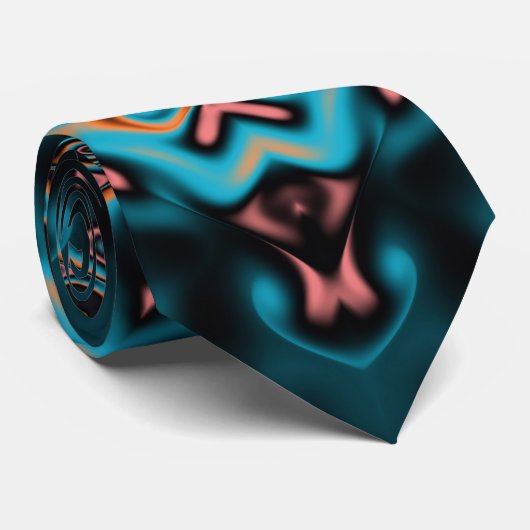 Colorful mandala stropdas (Opgerold)