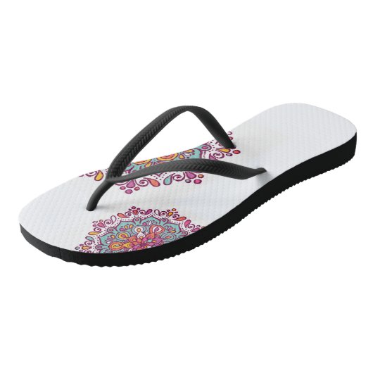 Colorful Mandala Teenslippers (Schuin)