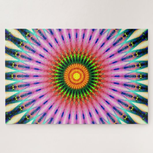 Colorful Mandala Tunnel Legpuzzel (Horizontaal)