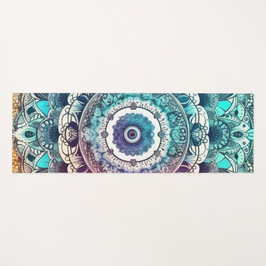Colorful Mandala Yogamat (Voorkant (horizontaal))