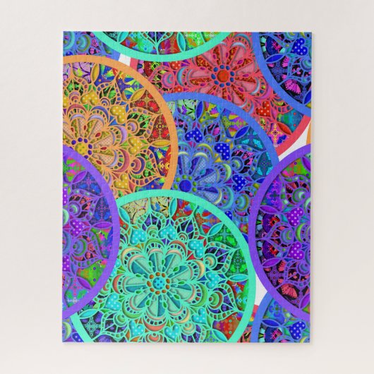 Colorful Mandalas | Boho Style Legpuzzel (Verticaal)