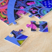 Colorful Mandalas | Boho Style Legpuzzel (Zijkant)