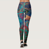 Colorful mandalas leggings (Achterkant)