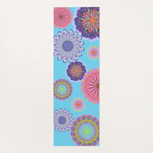 Colorful Mandalas Yoga Mat (Achterkant)