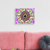 Colorful Mandelbrot Fractal Canvas Afdruk (Insitu (Woonkamer))