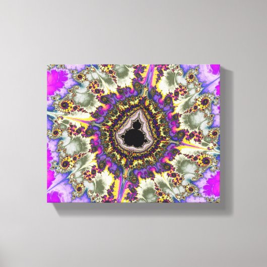 Colorful Mandelbrot Fractal Canvas Afdruk (Voorkant)