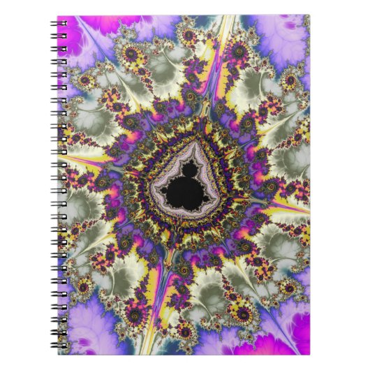 Colorful Mandelbrot Fractal Notitieboek (Voorkant)