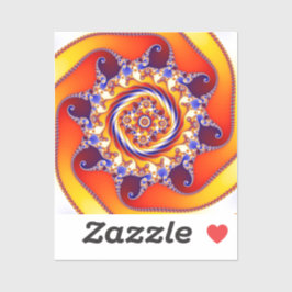 Colorful Mandelbrot Fractal Zoom Sticker