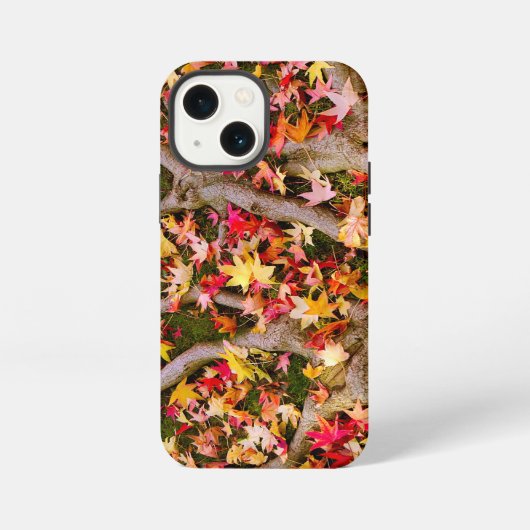 Colorful Maple Leaf iPhone Hoesje (Achterkant)