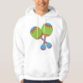 Colorful Maracas Mannen Hoodie (Voorkant)