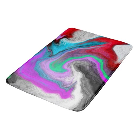 Colorful Marble Art Explosion Badmat (Gekanteld)