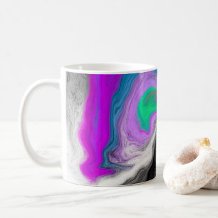 Colorful Marble Art Explosion Koffiemok