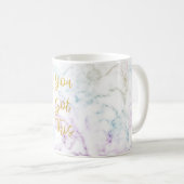 Colorful marble inspirerend quote u heeft dit koffiemok (Voorkant rechts)