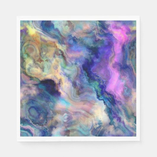 Colorful marble Paper Napkin Servet (Voorkant)