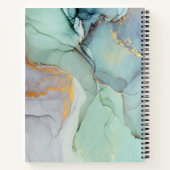 Colorful Marble Persoonlijke laptop Notitieboek (Achterkant)