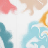 Colorful Marble Swirl Pattern Behang (Zoom)