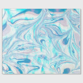 Colorful Marble Swirls Cadeaupapier (Vlak)