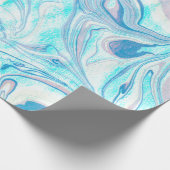 Colorful Marble Swirls Cadeaupapier (Hoek)