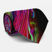 COLORFUL MARBLED DESIGN STROPDAS (Opgerold)